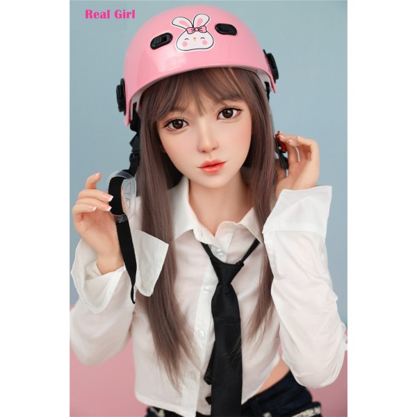 ITYDOL Lfull-size Loli sex doll 148cm C cup R80 silicone head + TPE body Mouth opening/closing function available