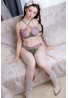 Bikini beauty sex doll Real girl 157cm A cup R111 Silicone head + TPE body