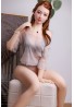 Life-size celebrity sex dolls Real girl 157cm A cup R114 Silicone head + TPE body