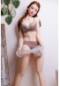 Life-size celebrity sex dolls Real girl 157cm A cup R114 Silicone head + TPE body