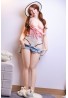 Real life sex doll Real girl 157cm A cup R115 Silicone head + TPE body