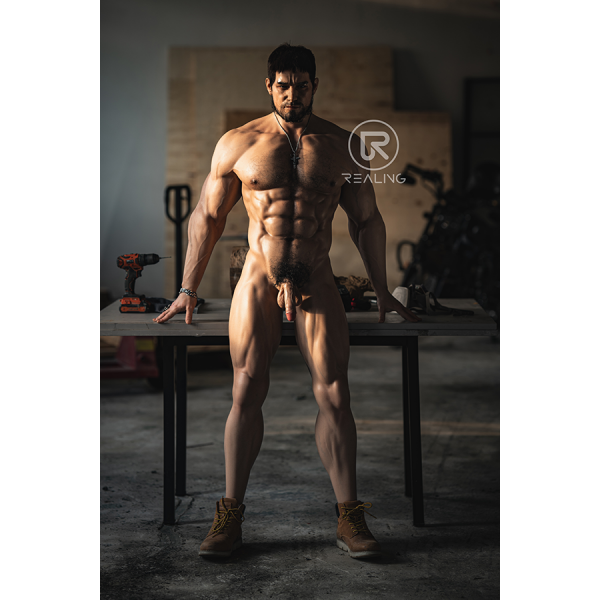 Super Realistic Muscle Type Male Sex Doll Realing Alaric Silicone 183cm