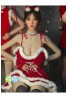 ITYDOLL Christmas Big Breasts Sex Doll SHEDOLL-Chu Lin 163cm H Cup Mouth Opening and Closing Function with Real Mouth Advertising Image Silicone Head + TPE Body