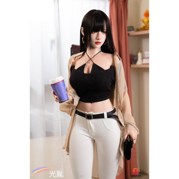 Lightweight Latest Body Sex Doll SHEDOLL Suyuening 168cm D Cup 33kg Promotional Image Full Silicone