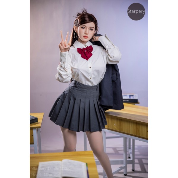 Blazer Uniform Silicone Sex Doll Starpery New Nina 171cm D-cup