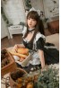 ITYDOLL Chubby silicone sex doll G6 Luoyoyo 156cm C cup maid outfit BR Painting