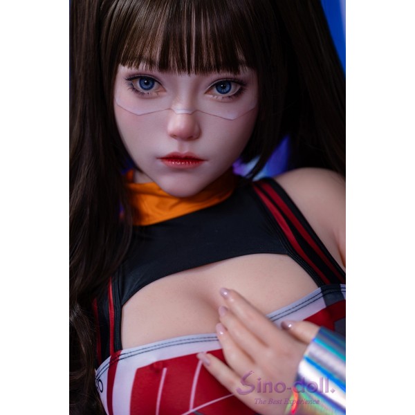 Sino doll Latest Practical Soft-max Full silicone sex doll  163cm body + S50 head Airbag-wrapped vagina/wavy buttocks [Fighter jet type]