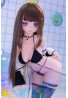 New life-size anime sex doll Wmdoll Nino 140cm B cup #Y011 vinyl head + TPE body normal skin