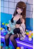 New life-size anime sex doll Wmdoll Nino 140cm B cup #Y011 vinyl head + TPE body normal skin