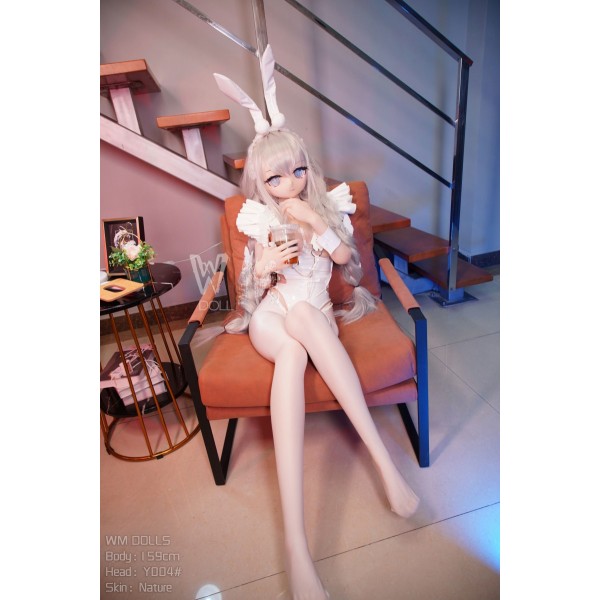 Wmdoll anime sex doll #Y004 head 159cm B cup soft vinyl head + TPE body