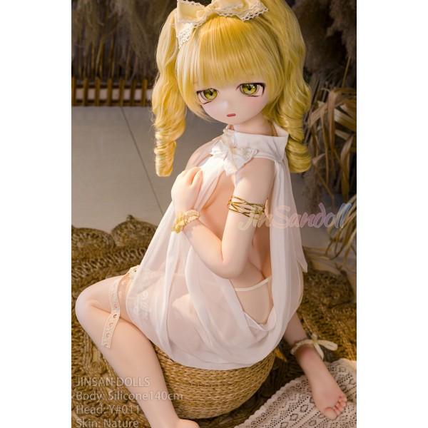 Anime sex doll Wmdoll #Y011 head 140cm B cup Soft vinyl head + silicone body