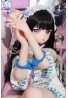 Life-size cute healing anime sex doll Wmdoll Kuromiya 150cm A cup Vinyl head + TPE body