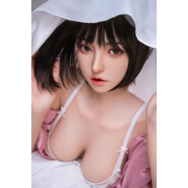 normal chest short hair Sex Doll 159cm D Cup Yearndoll -Y201 Silicone Head Mouth Opening and Closing Function
