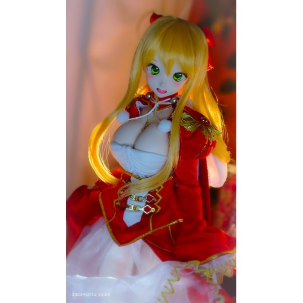 MiniDoll Cosplay Anime Love Doll 60cm Big Breasts #09 Head Soft Vinyl Head + Silicone Body