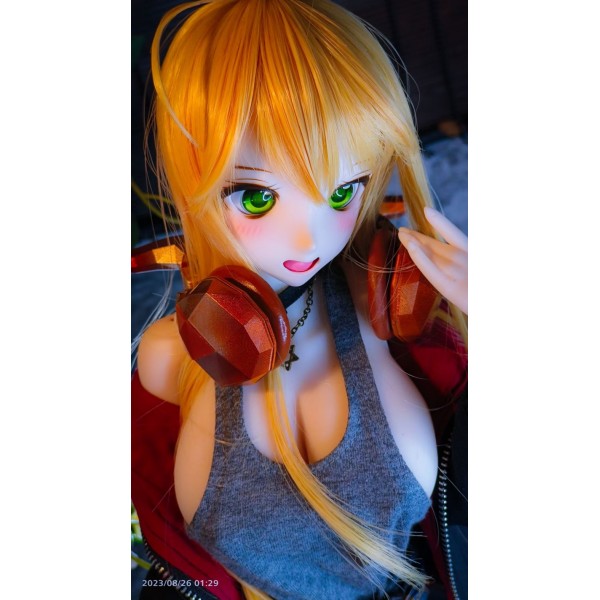 MiniDoll Cosplay Anime Love Doll 60cm Big Breasts #09 Head Soft Vinyl Head + Silicone Body