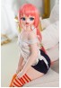 Angel Moe Silicone Anime sex doll 85cm with costume