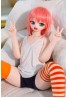 Angel Moe Silicone Anime sex doll 85cm with costume