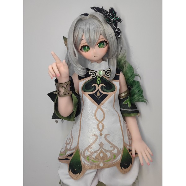 Silicone mini anime small bust doll Grass 85cm with costume shown in publicity image