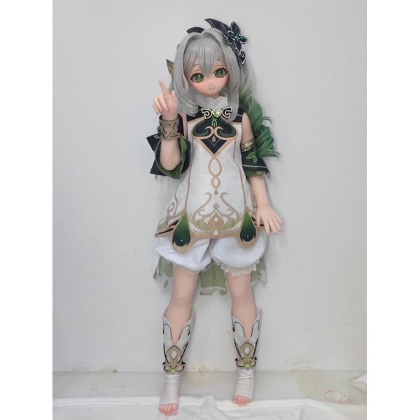 Silicone mini anime small bust doll Grass 85cm with costume shown in publicity image