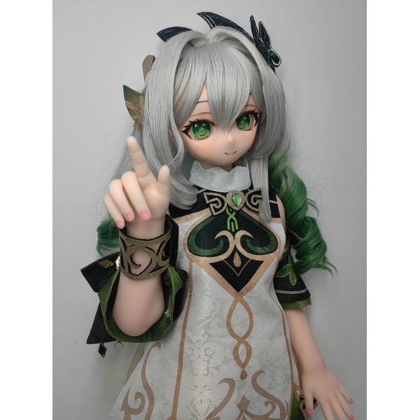 Silicone mini anime small bust doll Grass 85cm with costume shown in publicity image