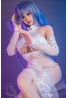 ITYDOLL  Full Silicone blue hair big breasts Sex Doll 145cm Sanhui A7 Head