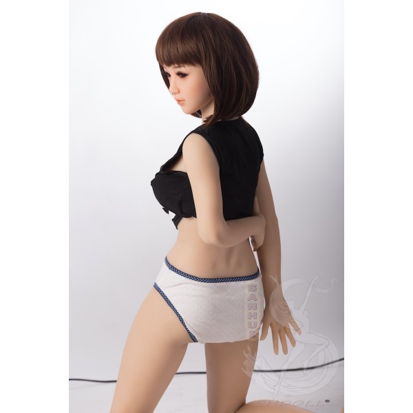  ITYDOLL Full Silicone Short hair small breasts Sex Doll 145cm D cup A4 head