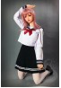 ITYDOLL Full Silicone Student floral skirt Sex Doll 156cm Sanhui A23 Head