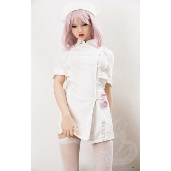 ITYDOLL Full Silicone nurse stockings  Sex Doll 156cm  Sanhui A6 Head