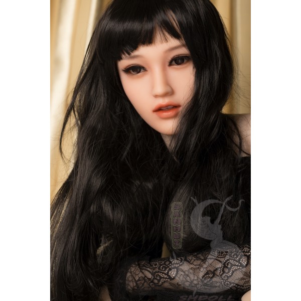 ITYDOLL Full Silicone high quality black hair Sex Doll 168cm F cup A15 head