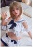 Cute uniform silicone sex doll Sanhui doll Latest makeup #8 head 158cm D cup [Facial EX]