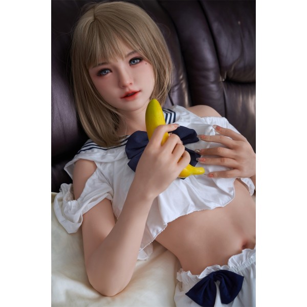 Cute uniform silicone sex doll Sanhui doll Latest makeup #8 head 158cm D cup [Facial EX]