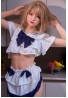 Cute uniform silicone sex doll Sanhui doll Latest makeup #8 head 158cm D cup [Facial EX]